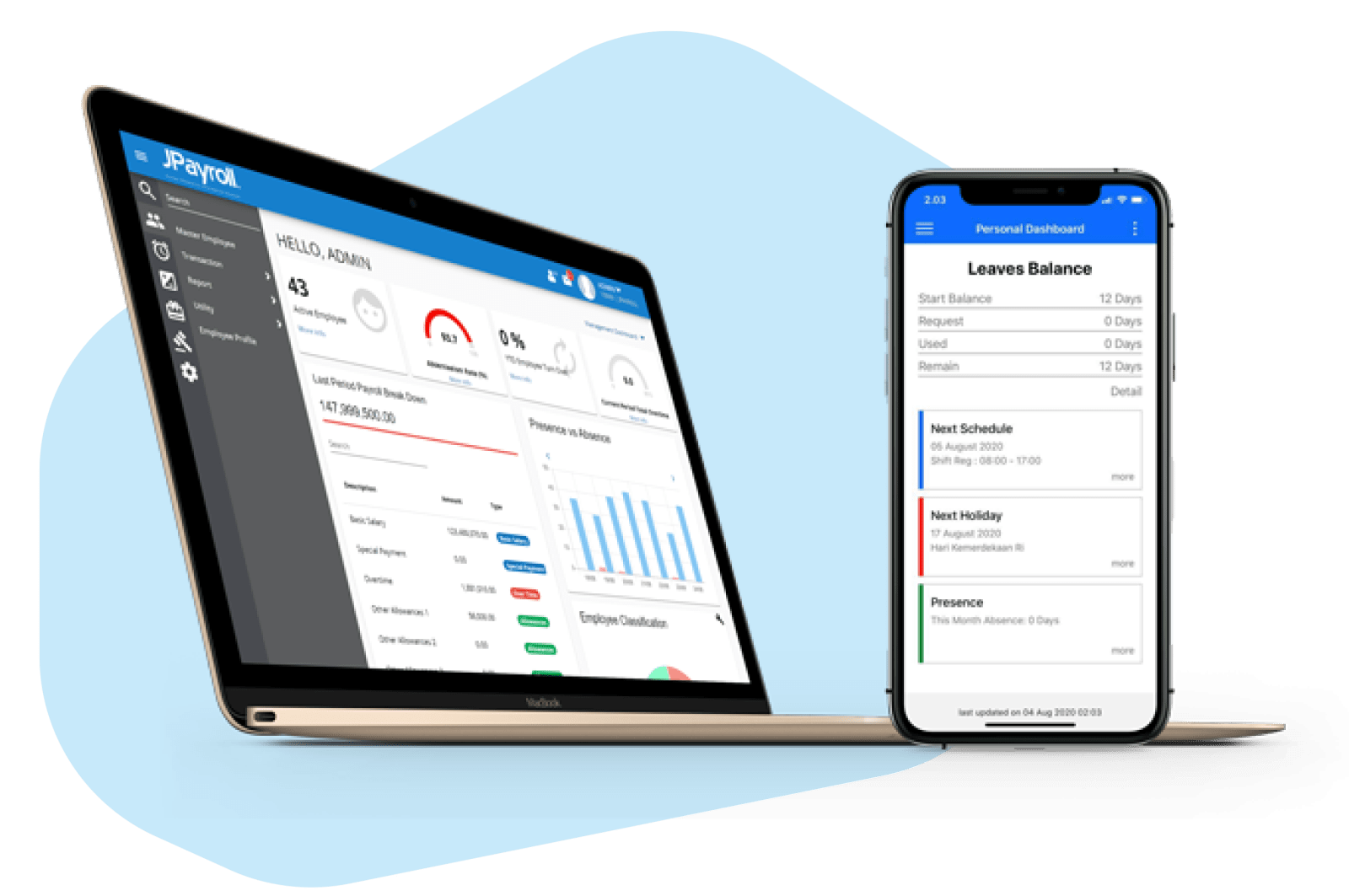 JPayroll Dashboard